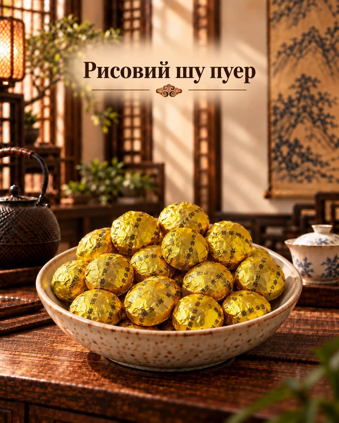 Рисовий шу пуер - мініточа в мішечку, 5
